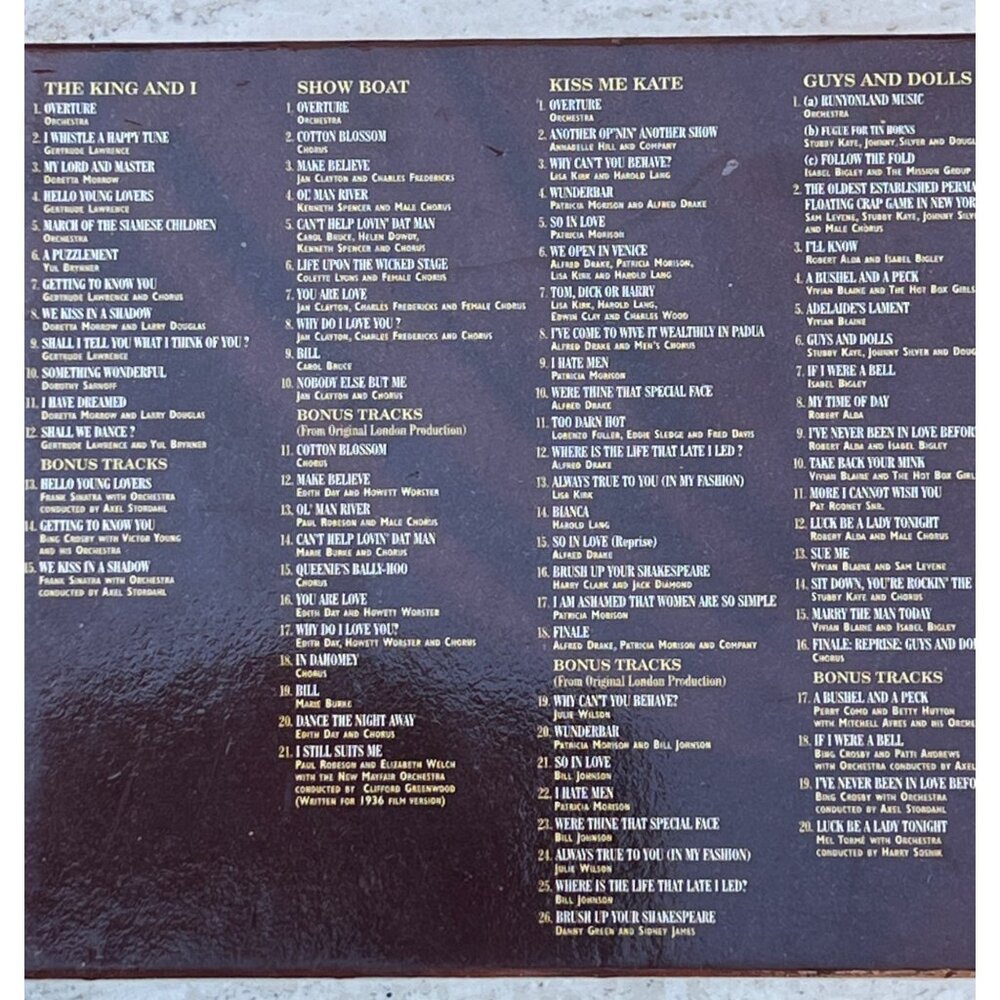 Prism Leisure CD Set of 8 Broadway Musicals VGUC from Original Soundtracks Gift - Picture 7 of 9